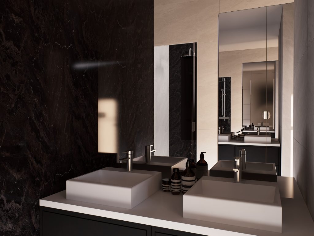 Optimisation complète du rangement d’appartement par Marie Woisard, architecte d’intérieur à Nice, alliant design élégant et fonctionnalité.